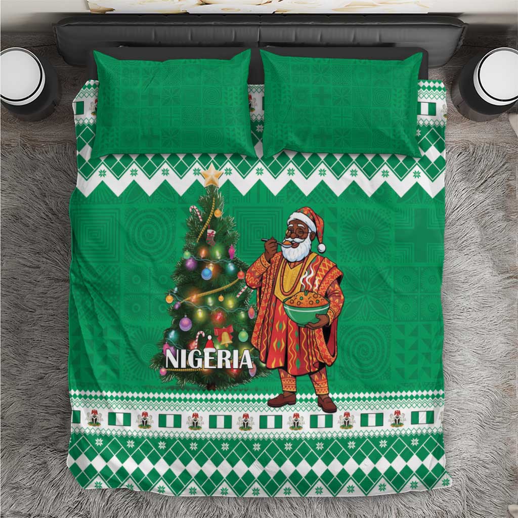 Afro Christmas in Nigeria Bedding Set Eku Odun Eku IyeDun - African Pride