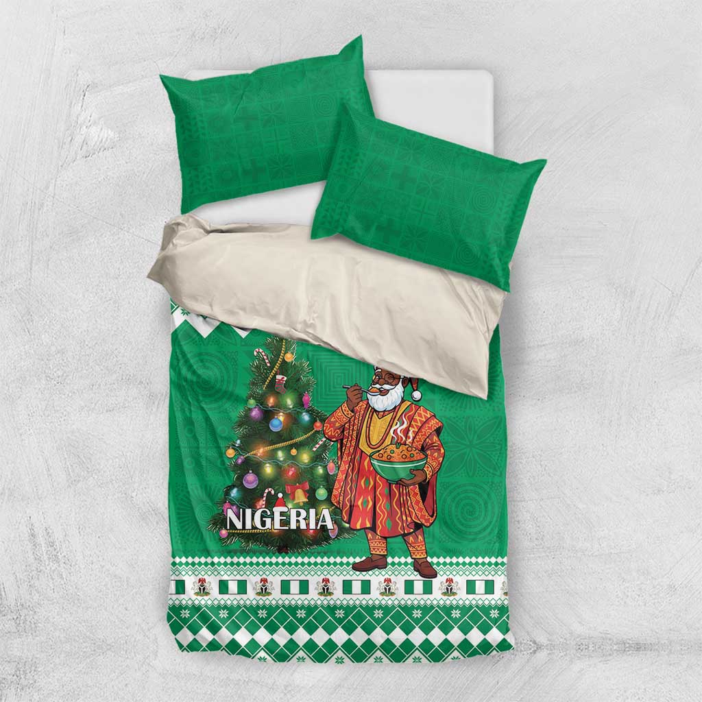 Afro Christmas in Nigeria Bedding Set Eku Odun Eku IyeDun - African Pride
