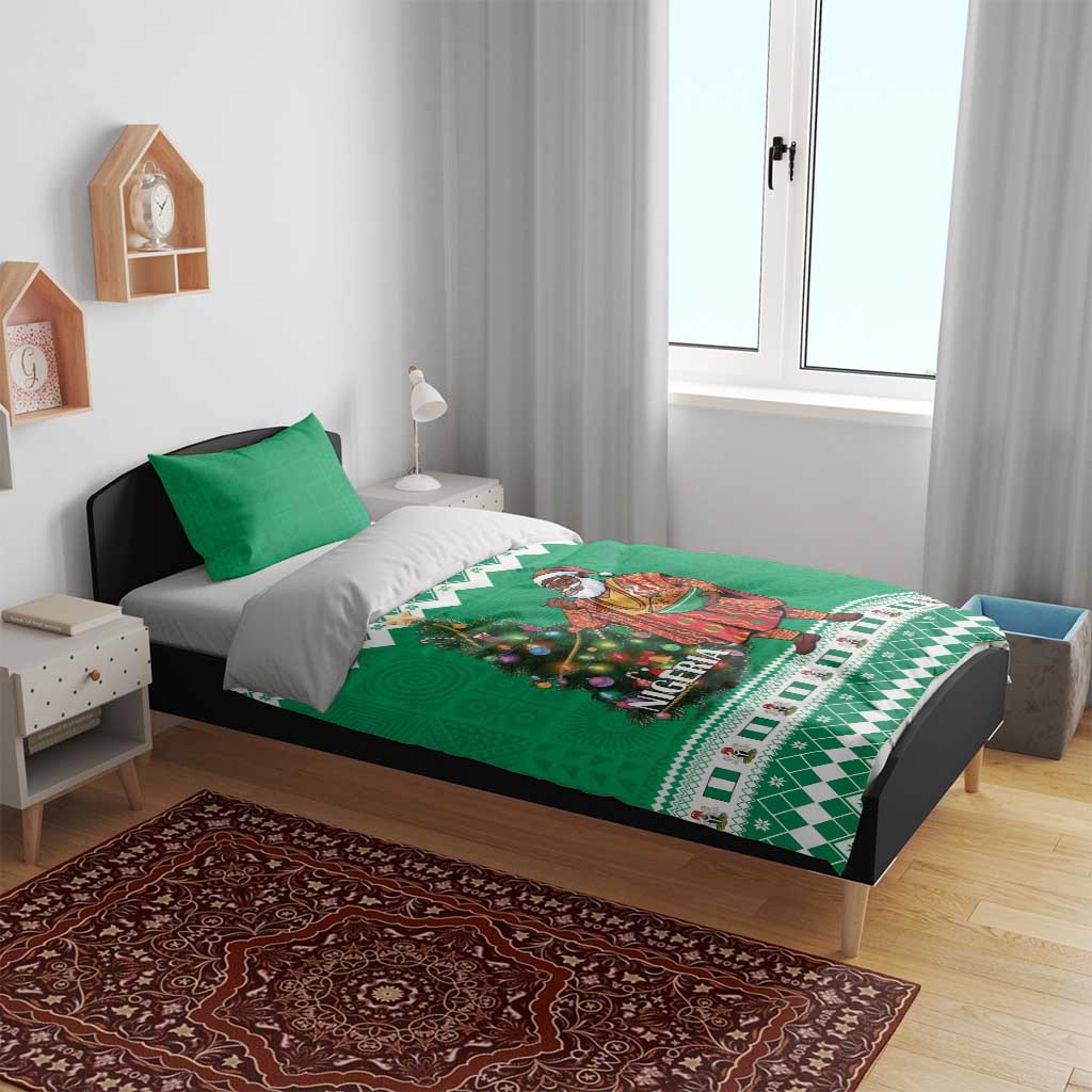 Afro Christmas in Nigeria Bedding Set Eku Odun Eku IyeDun - African Pride