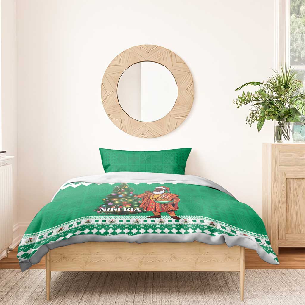 Afro Christmas in Nigeria Bedding Set Eku Odun Eku IyeDun - African Pride