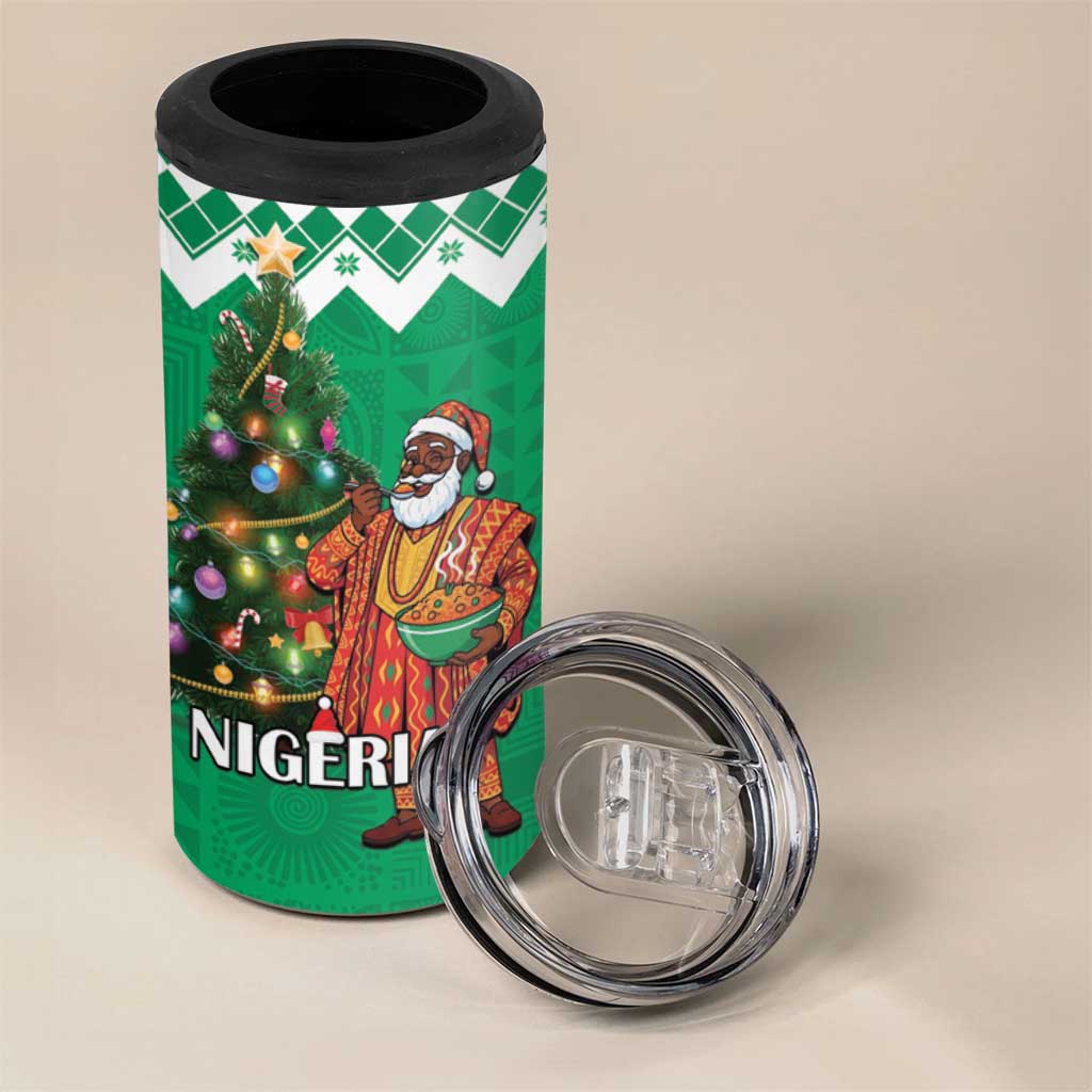 Afro Christmas in Nigeria 4 in 1 Can Cooler Tumbler Eku Odun Eku IyeDun - African Pride