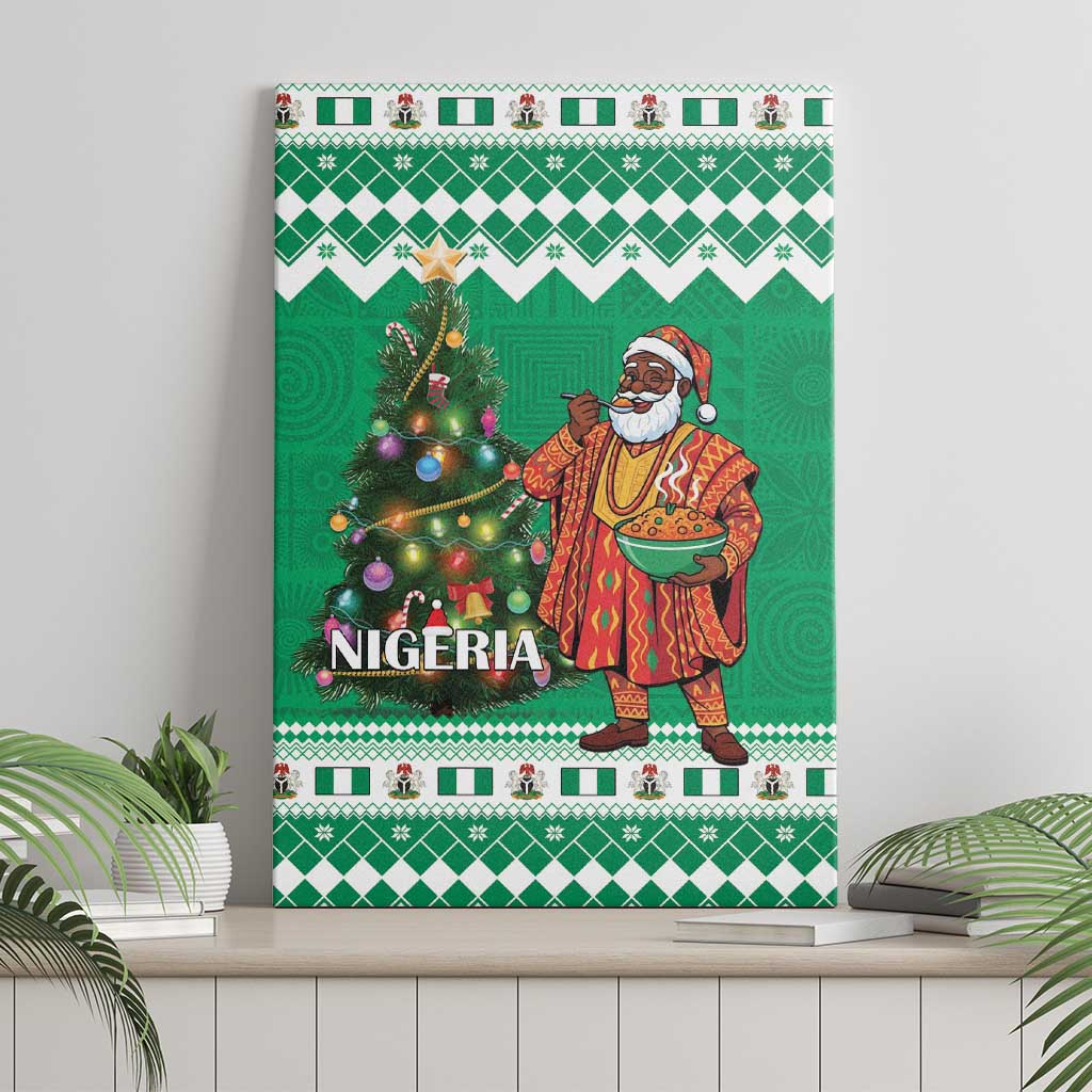 Afro Christmas in Nigeria Canvas Wall Art Eku Odun Eku IyeDun - African Pride
