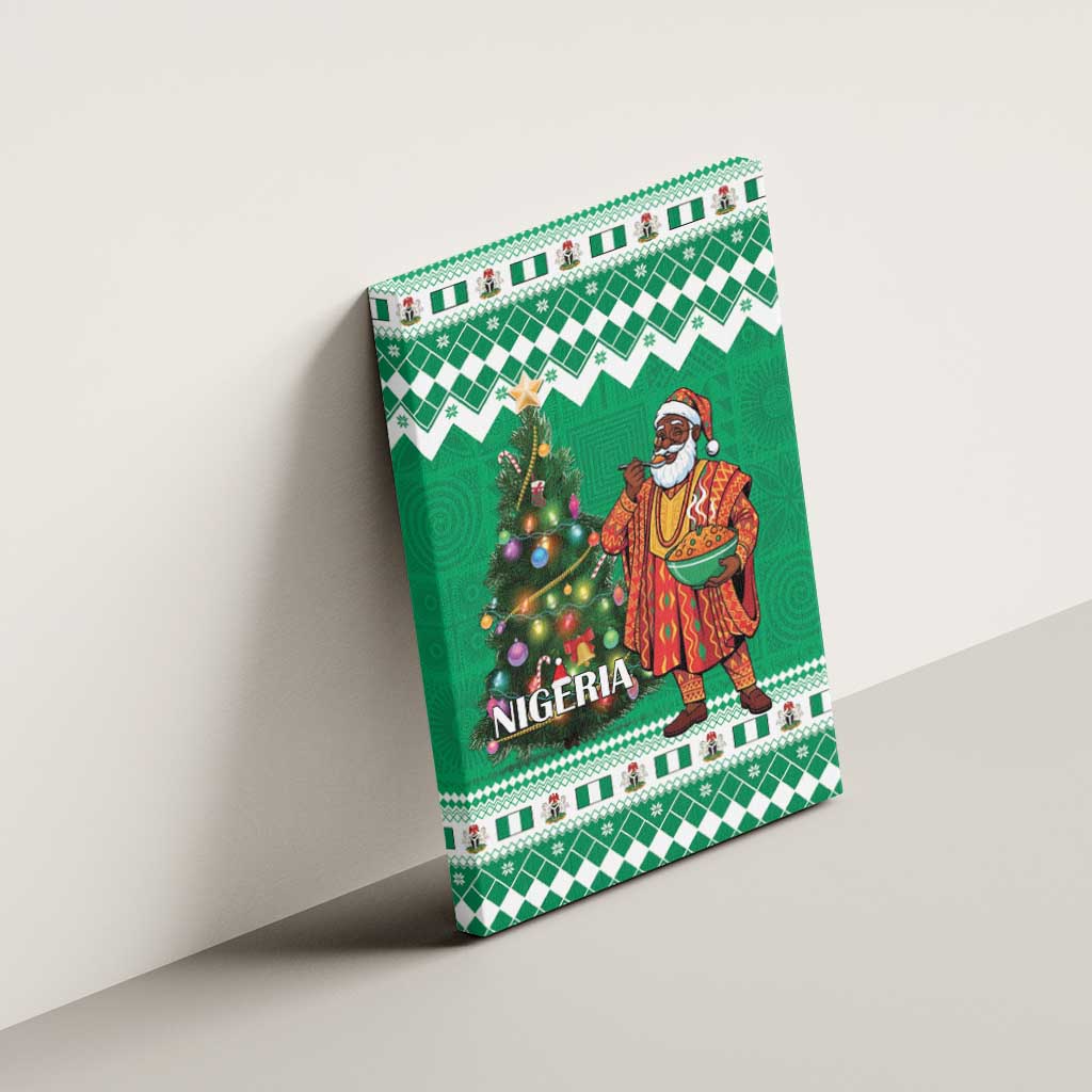 Afro Christmas in Nigeria Canvas Wall Art Eku Odun Eku IyeDun - African Pride