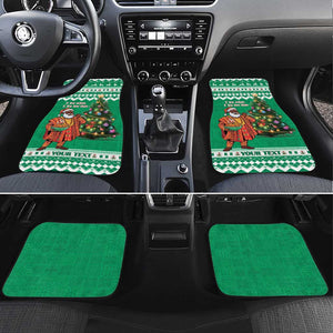 Personalized Afro Christmas in Nigeria Car Mats Eku Odun Eku IyeDun - African Pride