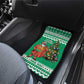 Personalized Afro Christmas in Nigeria Car Mats Eku Odun Eku IyeDun - African Pride