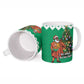 Nigeria Christmas Ceramic Mug Black Santa With Jollof Rice