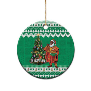Afro Christmas in Nigeria Ceramic Ornament Eku Odun Eku IyeDun - African Pride