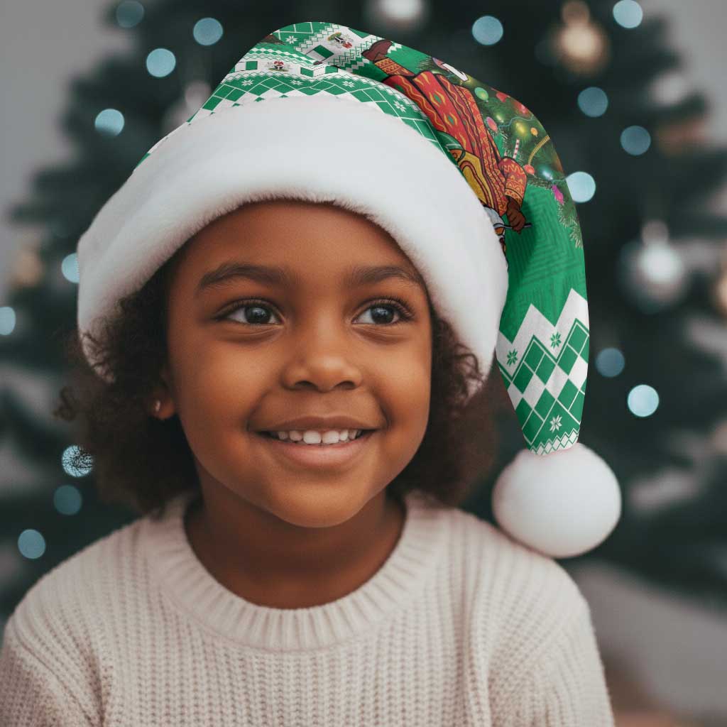 Afro Christmas in Nigeria Christmas Santa Hat Eku Odun Eku IyeDun - African Pride