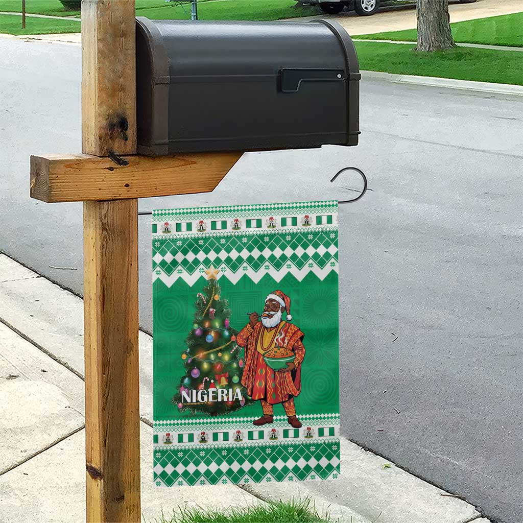 Afro Christmas in Nigeria Garden Flag Eku Odun Eku IyeDun - African Pride
