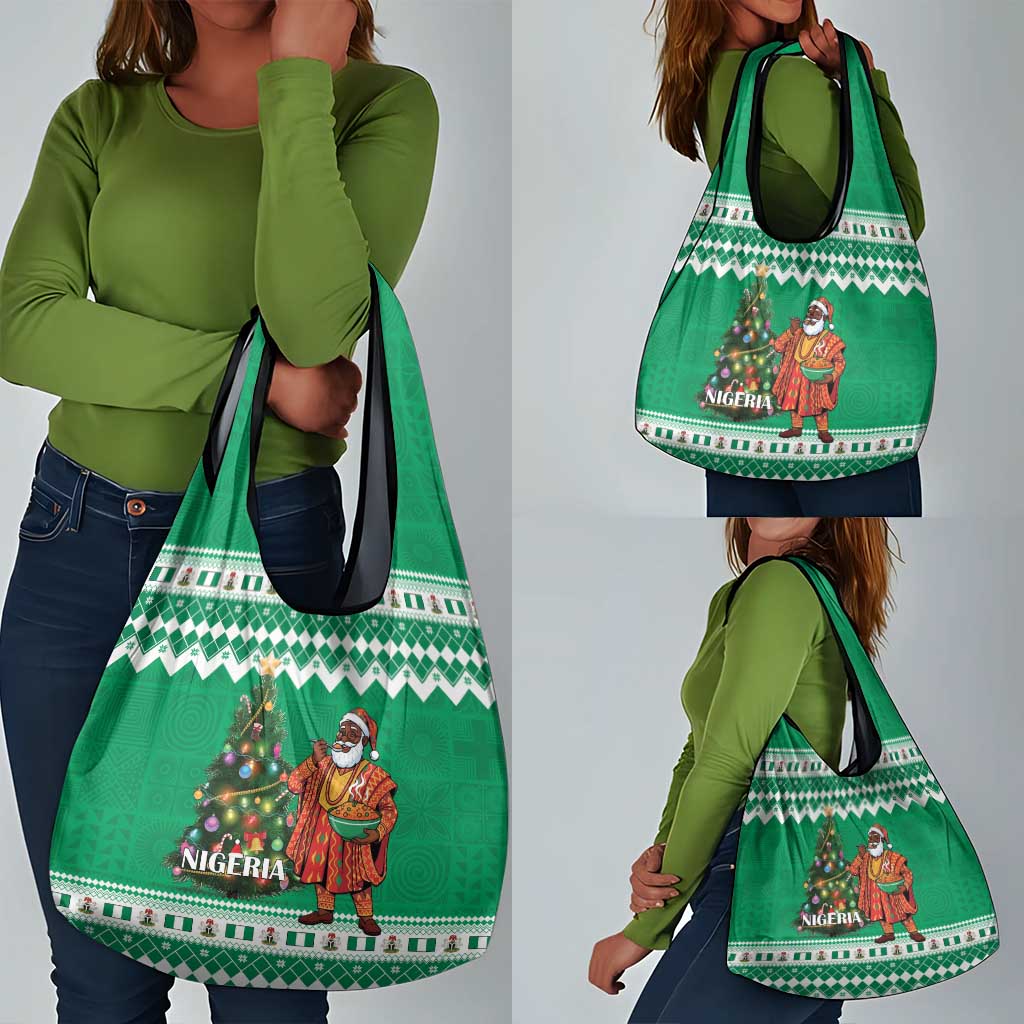 Afro Christmas in Nigeria Grocery Bag Eku Odun Eku IyeDun - African Pride