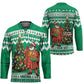 Personalized Nigeria Christmas Hockey Jersey Black Santa With Jollof Rice