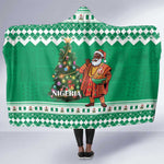 Afro Christmas in Nigeria Hooded Blanket Eku Odun Eku IyeDun - African Pride