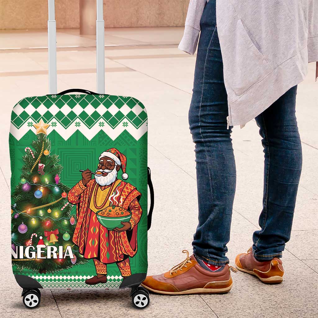 Afro Christmas in Nigeria Luggage Cover Eku Odun Eku IyeDun - African Pride