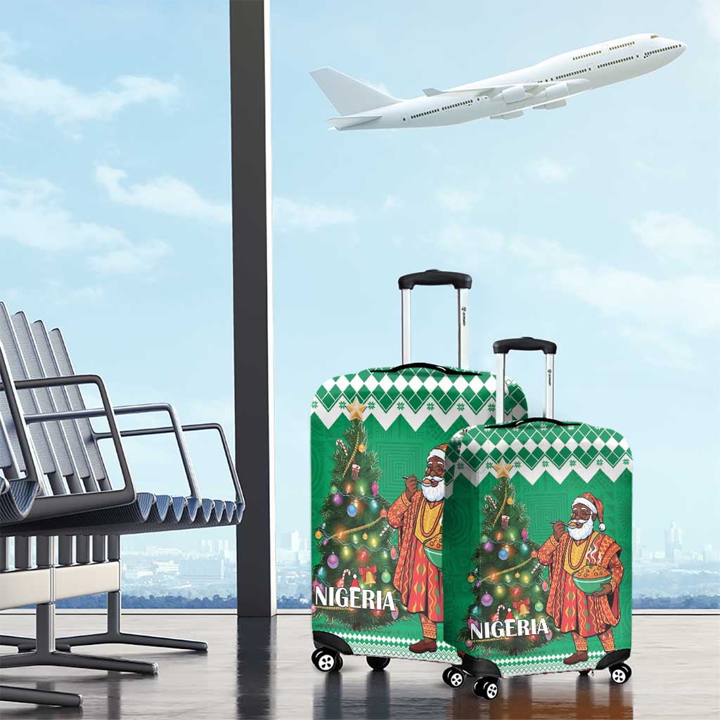 Afro Christmas in Nigeria Luggage Cover Eku Odun Eku IyeDun - African Pride