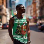 Personalized Afro Christmas in Nigeria Men Tank Top Eku Odun Eku IyeDun - African Pride