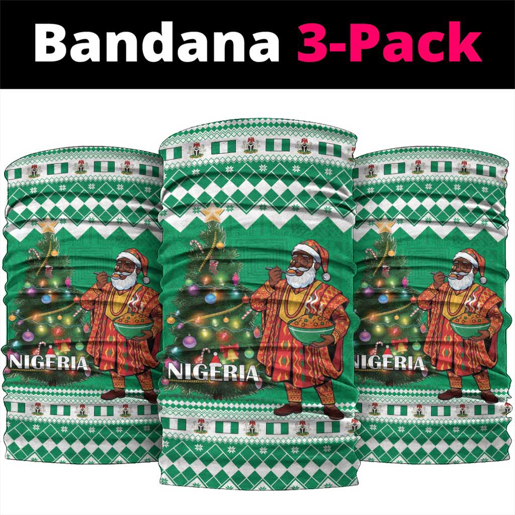 Afro Christmas in Nigeria Neck Gaiter Eku Odun Eku IyeDun - African Pride