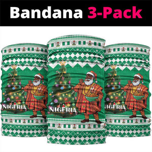 Afro Christmas in Nigeria Neck Gaiter Eku Odun Eku IyeDun - African Pride
