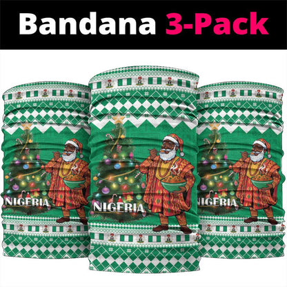 Afro Christmas in Nigeria Neck Gaiter Eku Odun Eku IyeDun - African Pride
