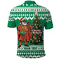 Personalized Afro Christmas in Nigeria Polo Shirt Eku Odun Eku IyeDun - African Pride