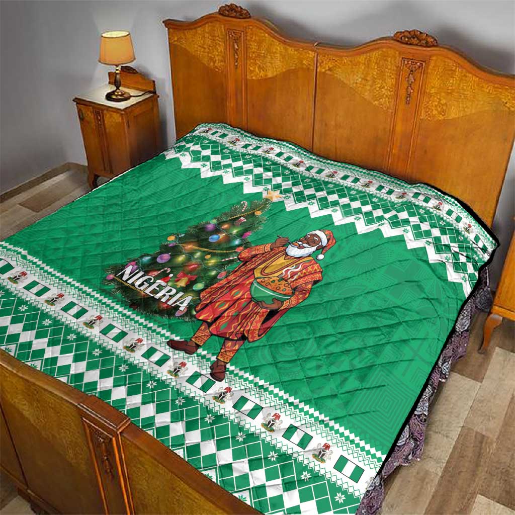 Afro Christmas in Nigeria Quilt Eku Odun Eku IyeDun - African Pride
