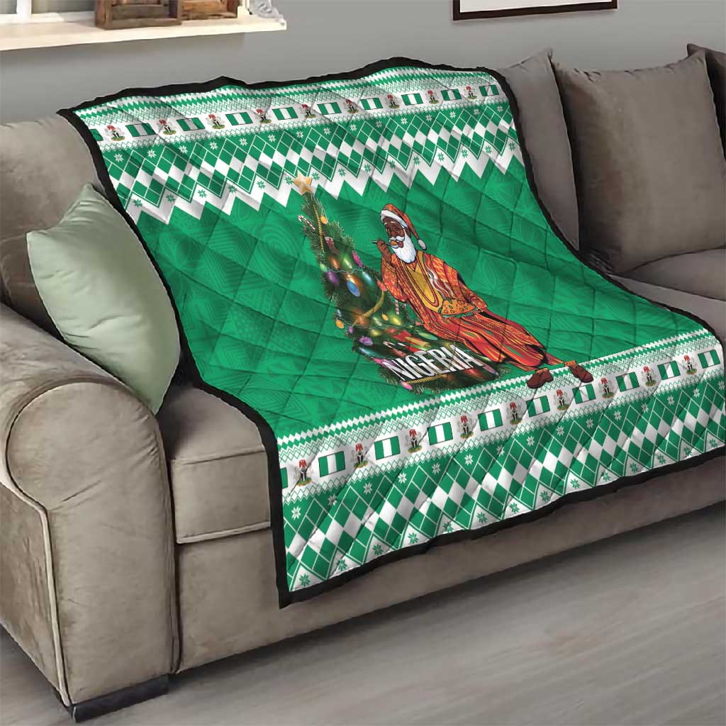 Afro Christmas in Nigeria Quilt Eku Odun Eku IyeDun - African Pride
