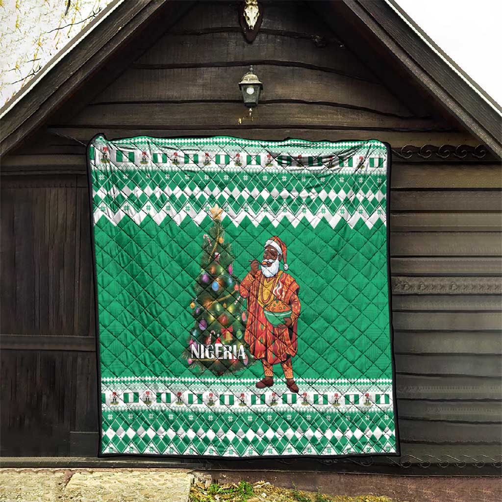 Afro Christmas in Nigeria Quilt Eku Odun Eku IyeDun - African Pride