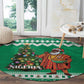 Afro Christmas in Nigeria Round Carpet Eku Odun Eku IyeDun - African Pride
