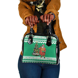 Afro Christmas in Nigeria Shoulder Handbag Eku Odun Eku IyeDun - African Pride