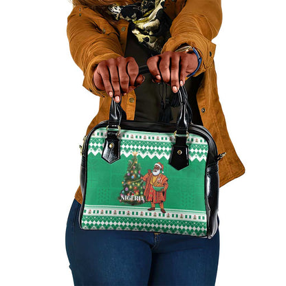 Afro Christmas in Nigeria Shoulder Handbag Eku Odun Eku IyeDun - African Pride