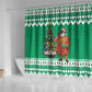 Afro Christmas in Nigeria Shower Curtain Eku Odun Eku IyeDun - African Pride