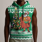 Personalized Afro Christmas in Nigeria Sleeveless Hoodie Eku Odun Eku IyeDun - African Pride