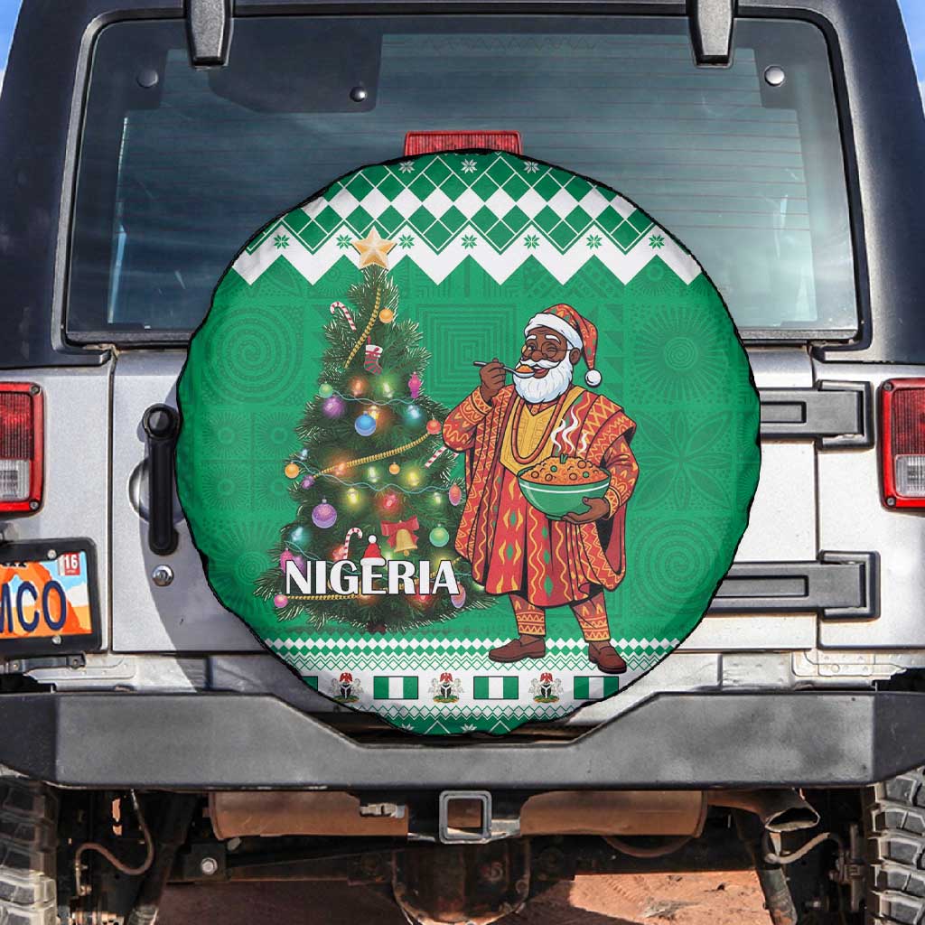 Afro Christmas in Nigeria Spare Tire Cover Eku Odun Eku IyeDun - African Pride