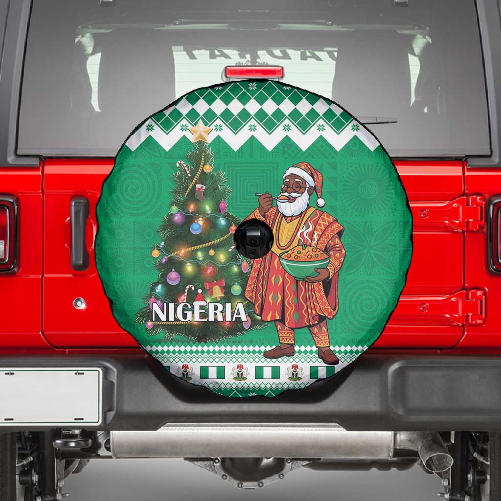 Afro Christmas in Nigeria Spare Tire Cover Eku Odun Eku IyeDun - African Pride