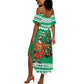 Personalized Afro Christmas in Nigeria Summer Maxi Dress Eku Odun Eku IyeDun - African Pride