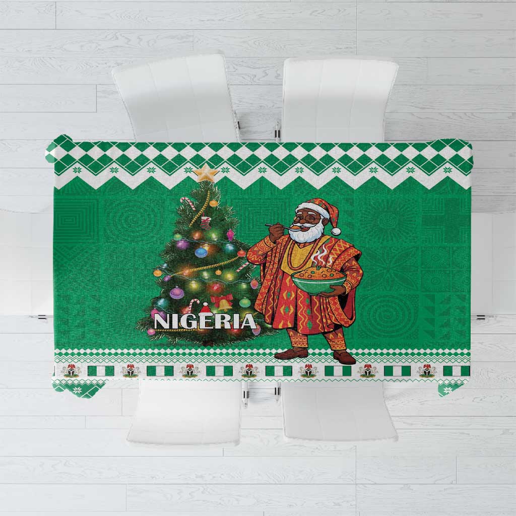 Afro Christmas in Nigeria Tablecloth Eku Odun Eku IyeDun - African Pride