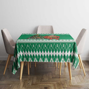 Afro Christmas in Nigeria Tablecloth Eku Odun Eku IyeDun - African Pride