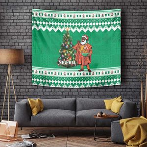 Afro Christmas in Nigeria Tapestry Eku Odun Eku IyeDun - African Pride