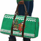 Nigeria Christmas Travel Bag Black Santa With Jollof Rice