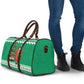 Nigeria Christmas Travel Bag Black Santa With Jollof Rice
