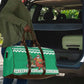Nigeria Christmas Travel Bag Black Santa With Jollof Rice