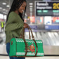 Nigeria Christmas Travel Bag Black Santa With Jollof Rice