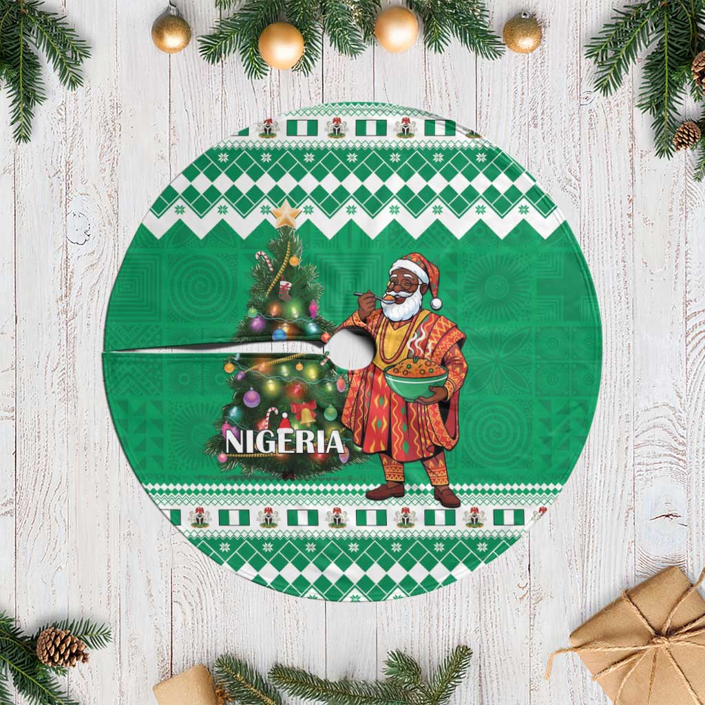 Afro Christmas in Nigeria Tree Skirt Eku Odun Eku IyeDun - African Pride
