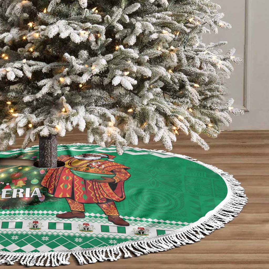 Afro Christmas in Nigeria Tree Skirt Eku Odun Eku IyeDun - African Pride