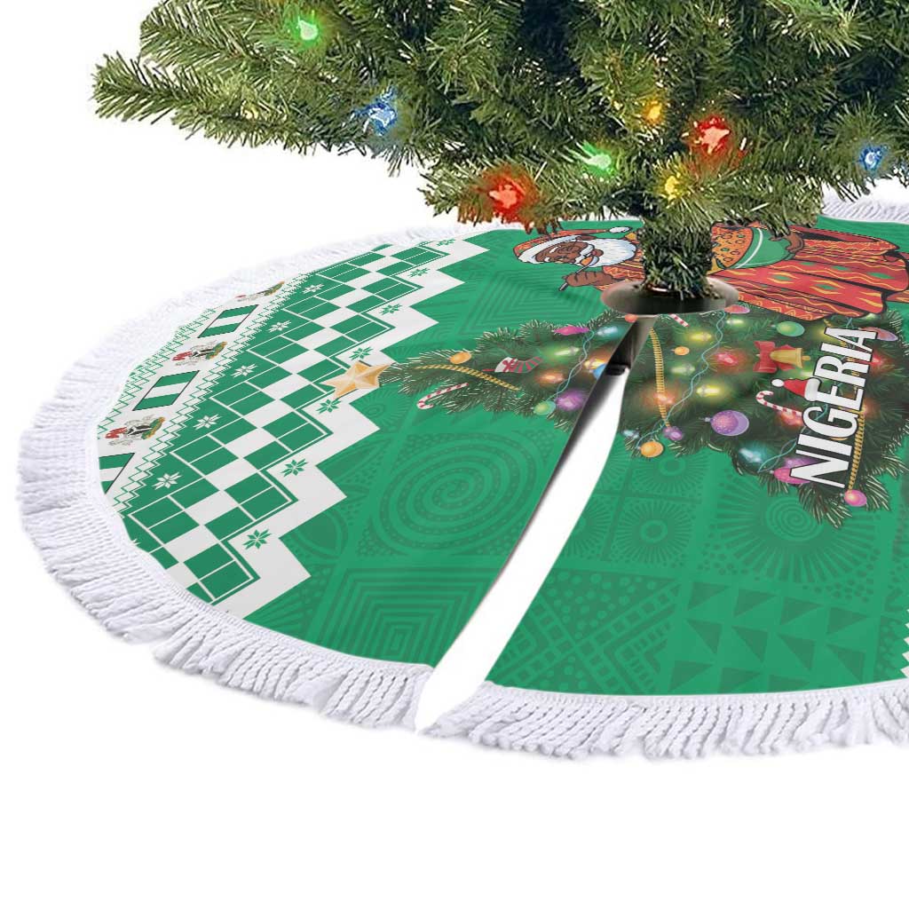 Afro Christmas in Nigeria Tree Skirt Eku Odun Eku IyeDun - African Pride
