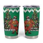Afro Christmas in Nigeria Tumbler Cup Eku Odun Eku IyeDun - African Pride