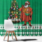 Afro Christmas in Nigeria Window Curtain Eku Odun Eku IyeDun - African Pride