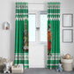 Afro Christmas in Nigeria Window Curtain Eku Odun Eku IyeDun - African Pride