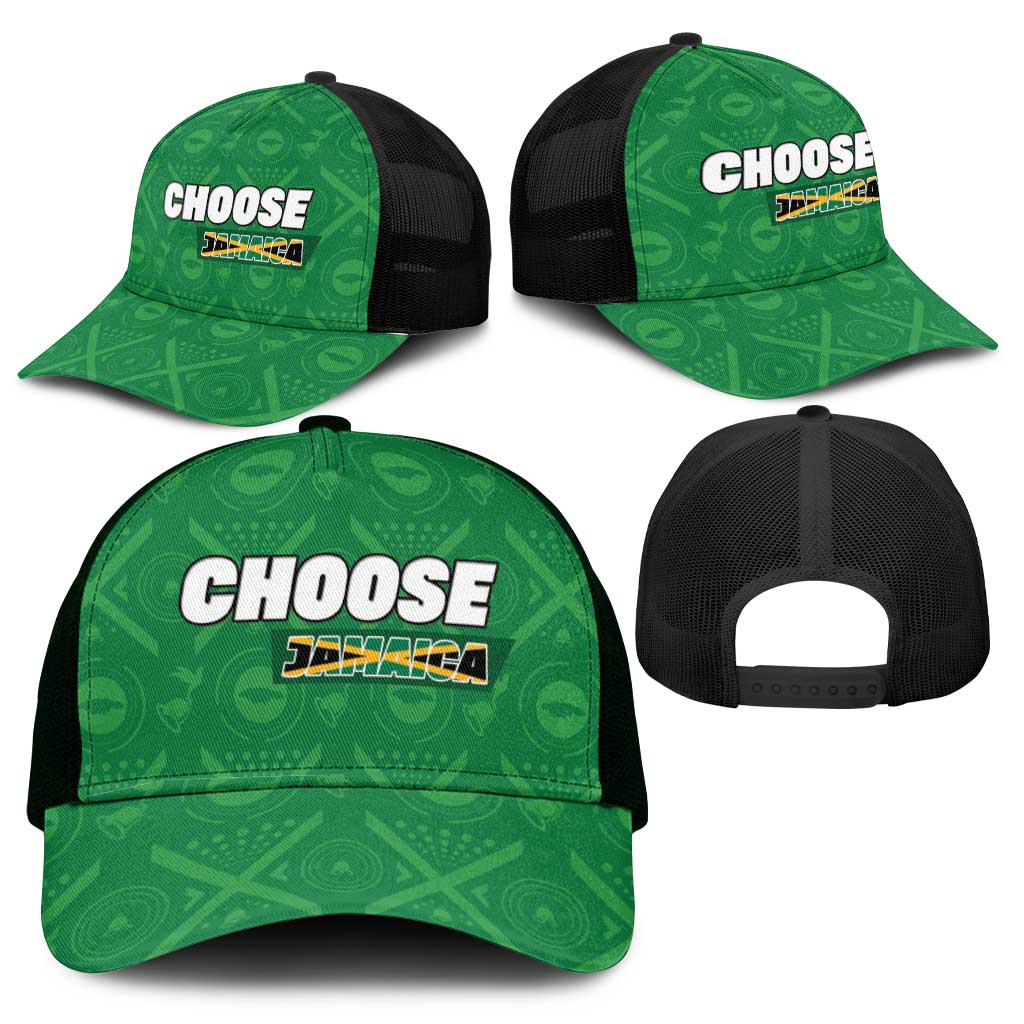 JLP Jamaica Labour Party Baseball Net Cap Build Back Stronger - African Pride