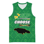 Personalized JLP Jamaica Labour Party Basketball Jersey Build Back Stronger - African Pride