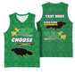 Personalized JLP Jamaica Labour Party Basketball Jersey Build Back Stronger - African Pride